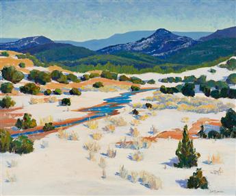 JACOB HOWARD EUSTON Blue Water near Arroyo Hondo, New Mexico.